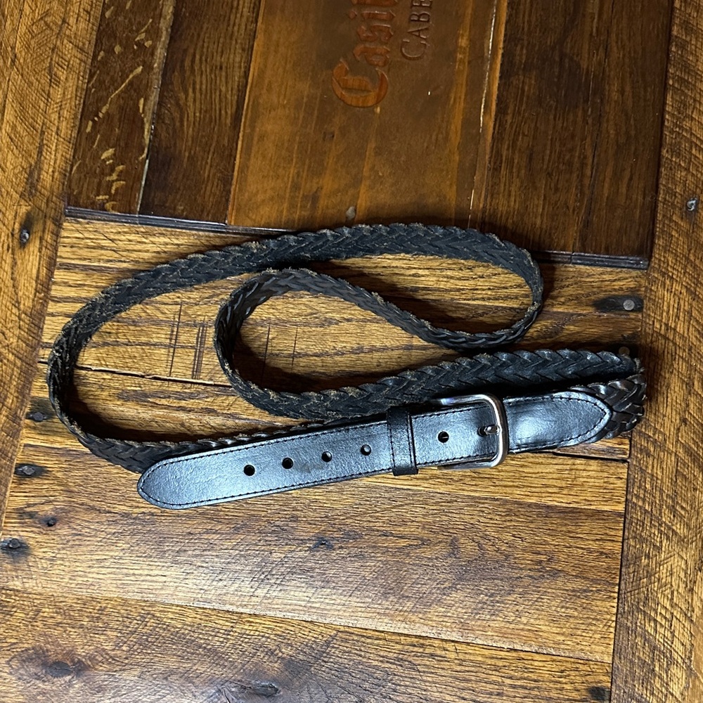AAE Leather Braided Belt